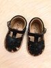 Size 3 and 4 Black Baby Sandals, Toddler Sandals, Baby Shoes, Baby Soft-Sole Sandals, Toddler Sandals for Boys & Girls 