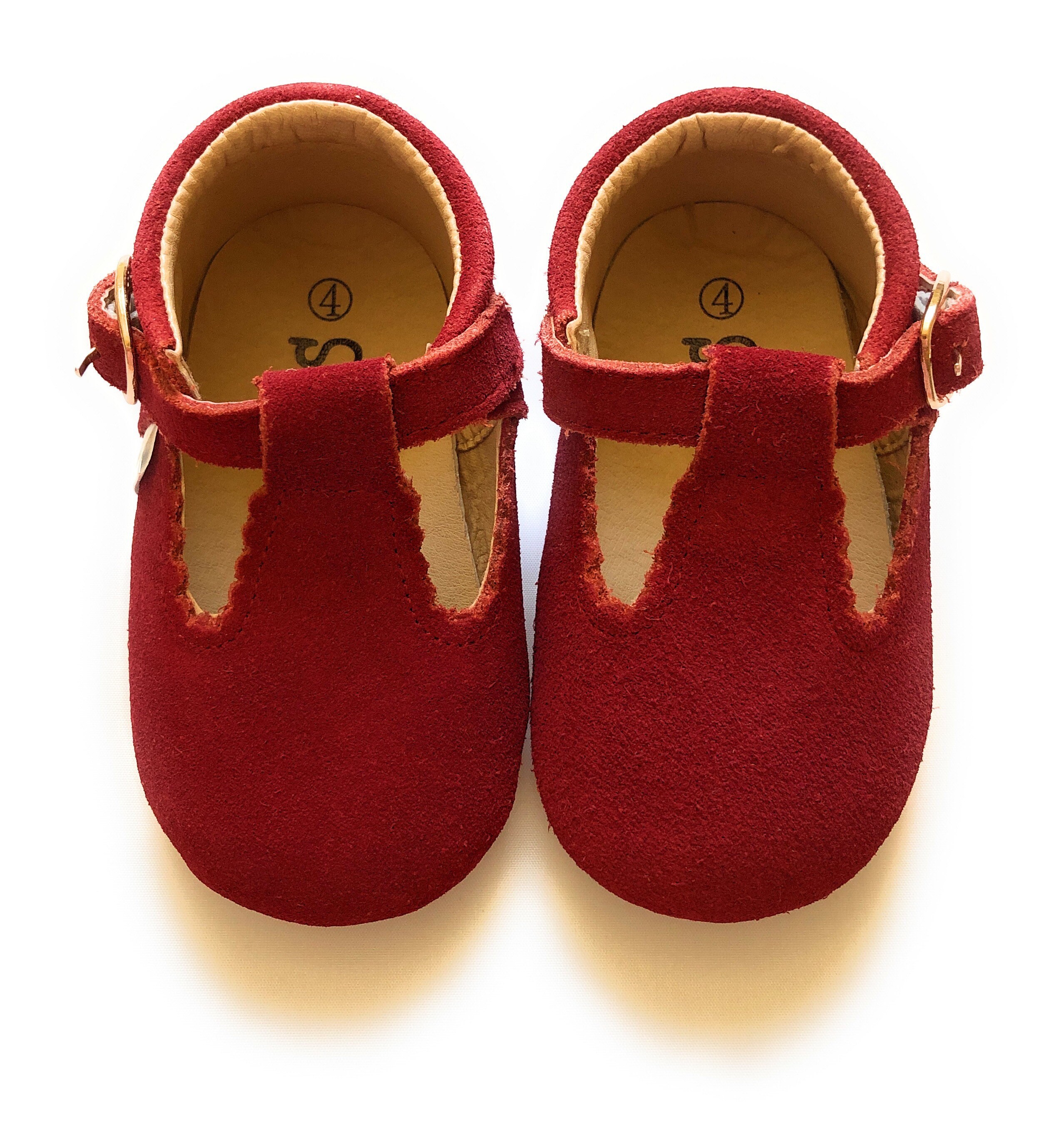 Red baby cheap girl shoes