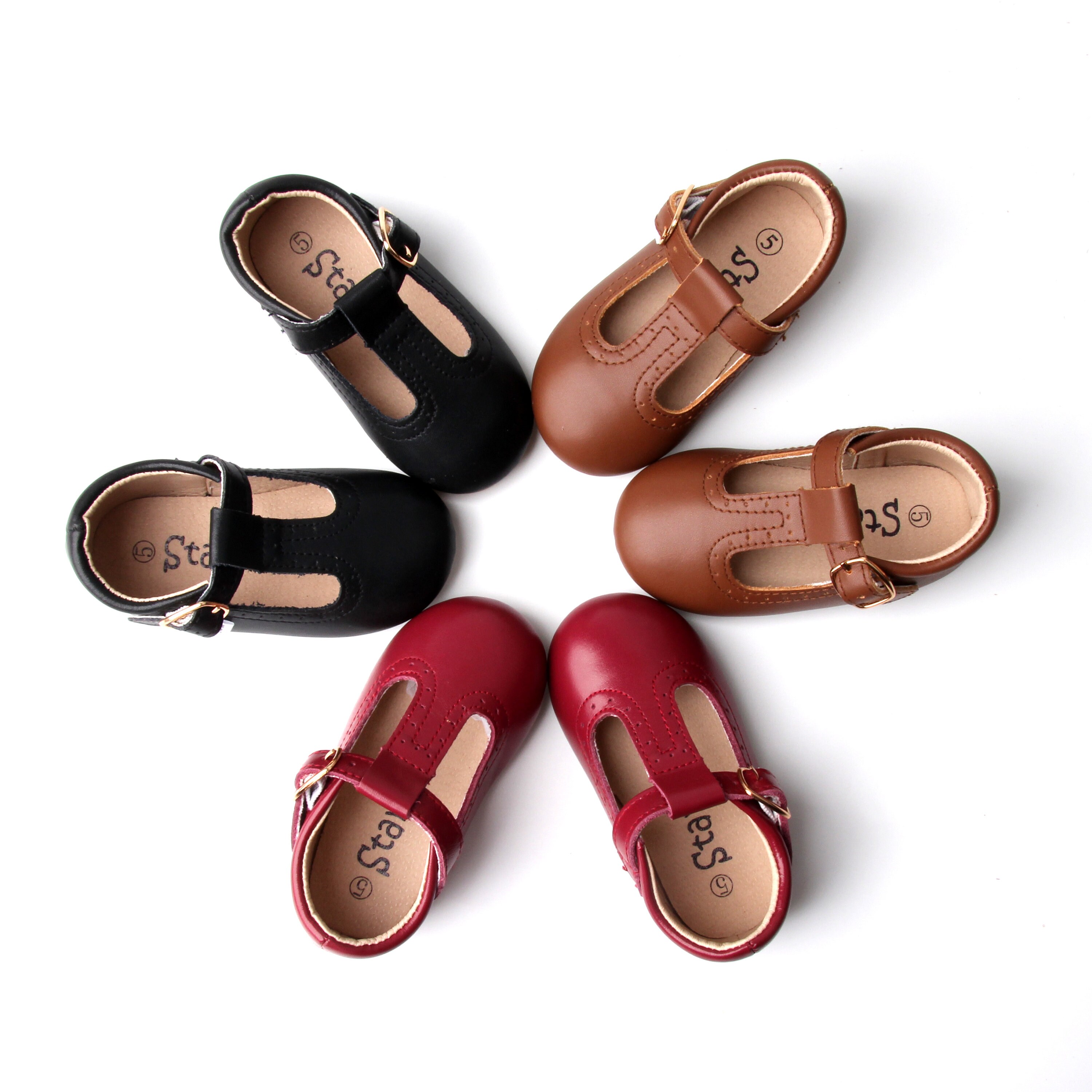 HardSole Mary Janes Multiple Colors, Toddler Tbar Shoes