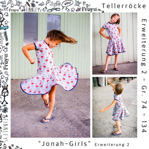 Jonah Girls // SCHNITTERWEITERUNG 2 // Gr. 62-134