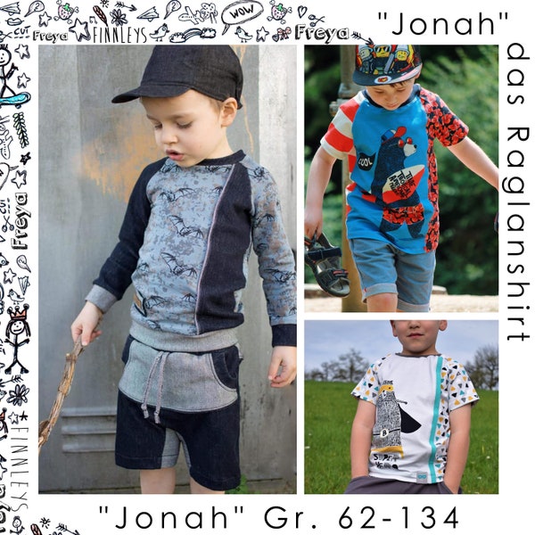 Jonah Kids - Raglanshirt Gr. 62-134