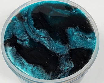 Dragonfly- pigment slime, clear slime, scented