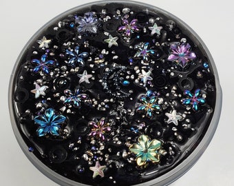 Space Garden - silica slime, crunchy slime, crunch bomb slime, scented slime, DCSensoryShop