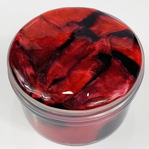 True Blood Black Rose - pigment slime, scented slime, rose slime, slime shop