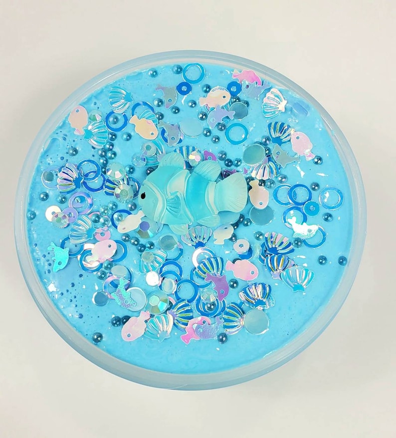 Ocean Blue - butter slime, scented slime, DCSensoryShop bild 1