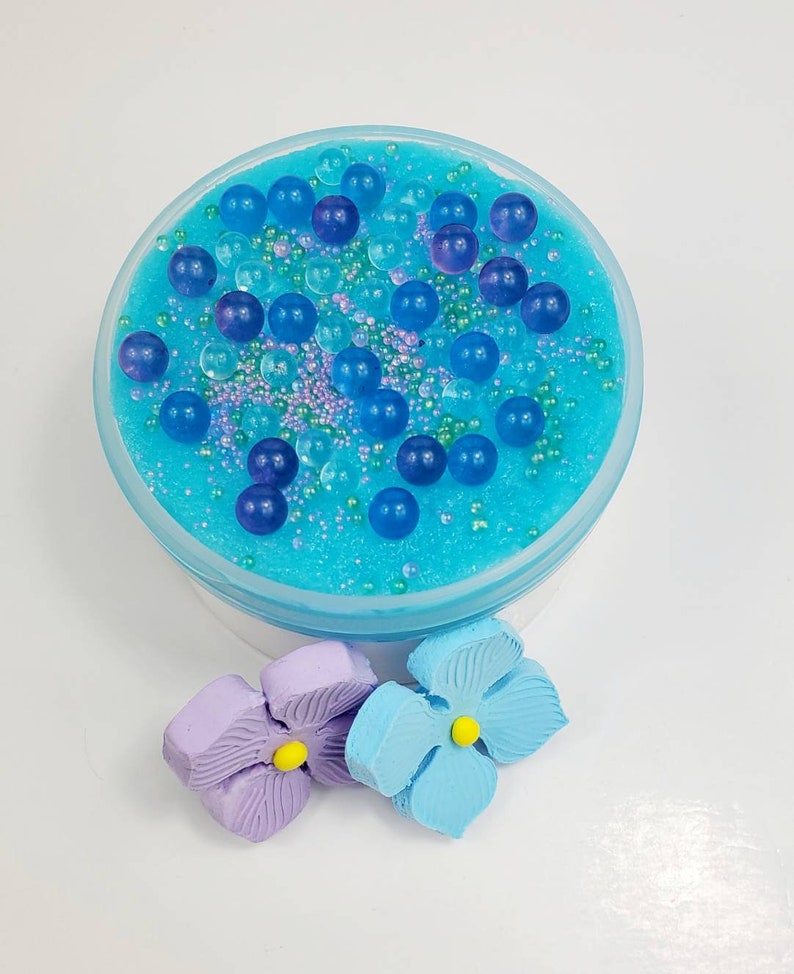 Hydrangea Pudding Cup DIY Slime Cloud Creme Slime Jelly Etsy