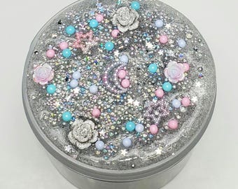 Galaxy Unicorn - pigment slime, clear slime, scented slime, DCSensoryShop