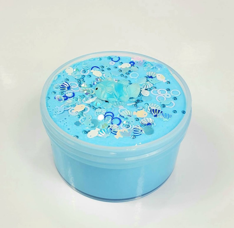 Ocean Blue - butter slime, scented slime, DCSensoryShop bild 2