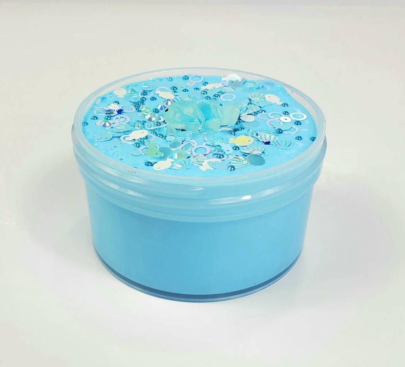 Ocean Blue - butter slime, scented slime, DCSensoryShop bild 3