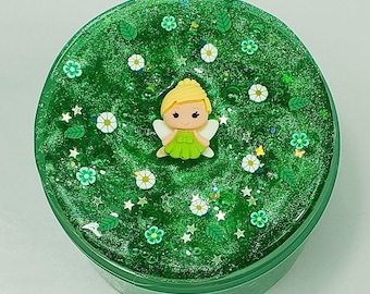 Tinkerbell's Fairy Dust - clear slime, pigment slime, scented slime, DCSensoryShop