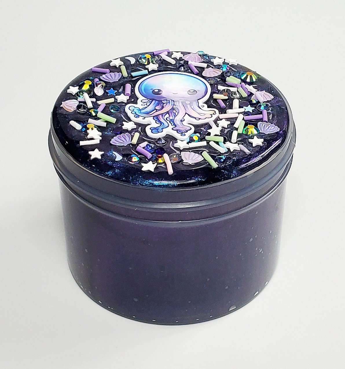 Poulpe En Slime Magique – Ultra Extensible, Brille Dans Le Noir & Pailleté – Lot De 2 Octopus Slimes Pour Enfants – Cadeau Fun Et Sensoriel Dès 3 Ans