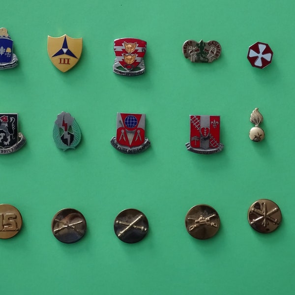 Vintage U.S. Army Military Uniform Badges and Insignia - Pick a pin A