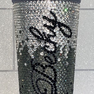Custom Crystal Rhinestone Tumbler Travel Cup