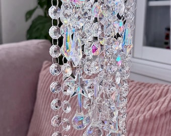 Crystal Wind Chime Mobile Beautiful Gift Xmas,Decor.