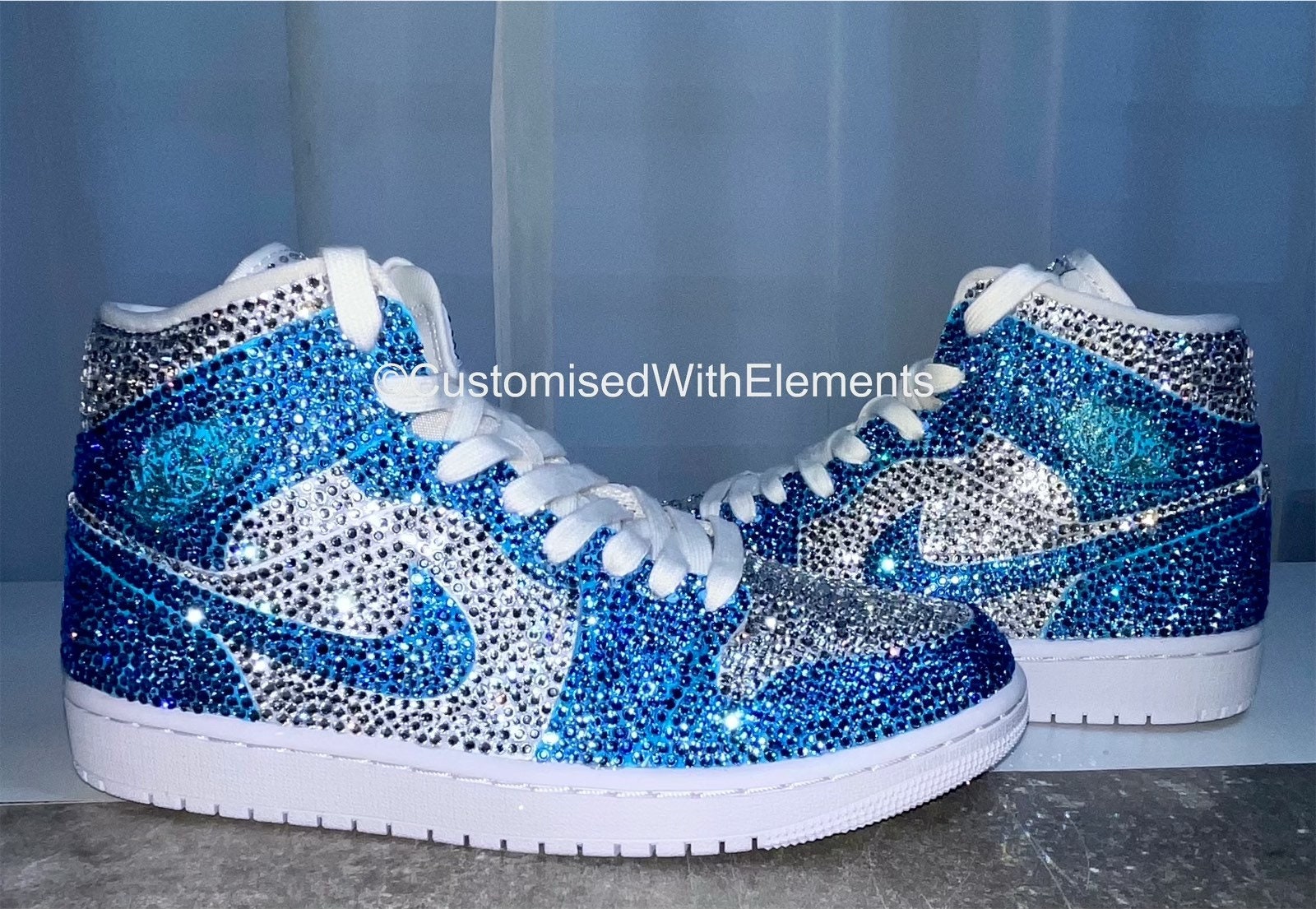 Custom Bling Jordans - Etsy