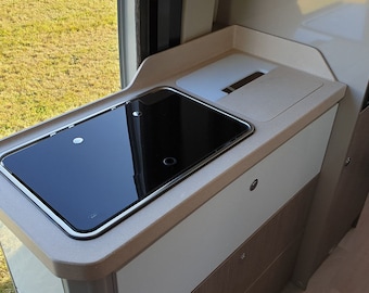 Funda para el panel de cristal de la furgoneta; sirve como protección contra ruidos y vibraciones, ideal contra arañazos en el panel de cristal.