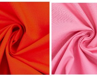 Heather fabric by Swafing ® / Cotton fabric plain colors, single color, STANDARD 100 by OEKO-TEX ® red or pink price per meter 5.98 Euro/meter