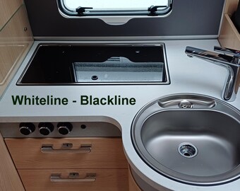 Funda protectora para la cubierta de cristal de las autocaravanas Hymer (Whiteline o Blackline). Protege contra arañazos y vibraciones.