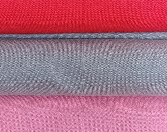 Westfalenstoffe Strickbündchen / Uni Farben , einfarbig , STANDARD 100 by OEKO-TEX Meterpreis 13,40 Euro/m