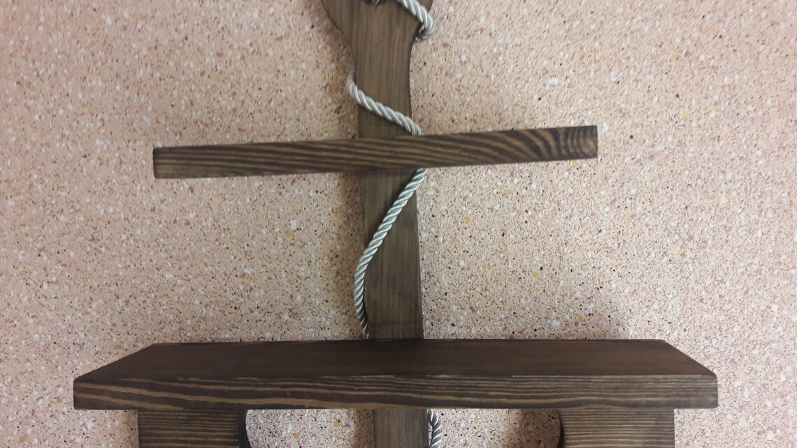 Wooden Anchor Shelf Wooden Anchor Decor Anchor Wall Hanging Etsy