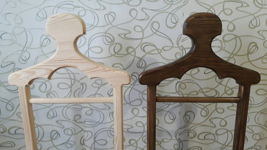 Wooden Valet, Suit Stand, Suit Rack, Handmade Valet, Modern Suit Rack ...