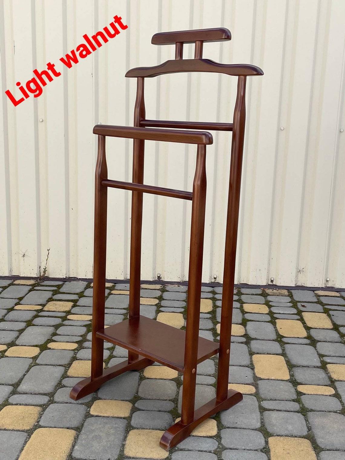 Wooden Valet Suit Stand Suit Rack Handmade Valet Modern Etsy