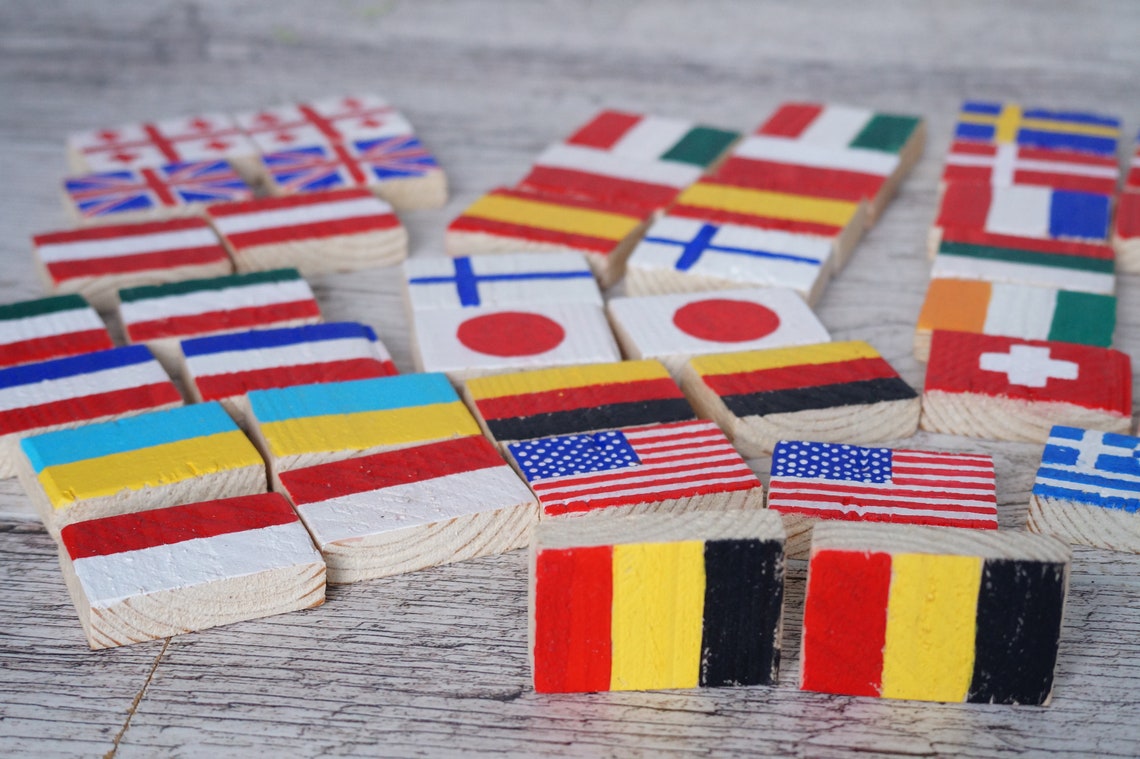 Jeu de drapeaux du monde jeux de drapeaux jeu de classe jeu | Etsy