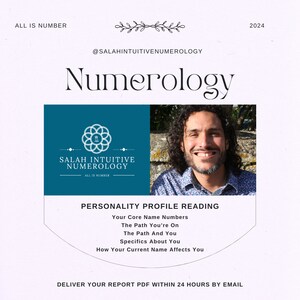 The Personality Profile Report | Powerful & Beneficial Divination Tool | Numerology Reading | Professional Analysis | Report PDF In-Depth
