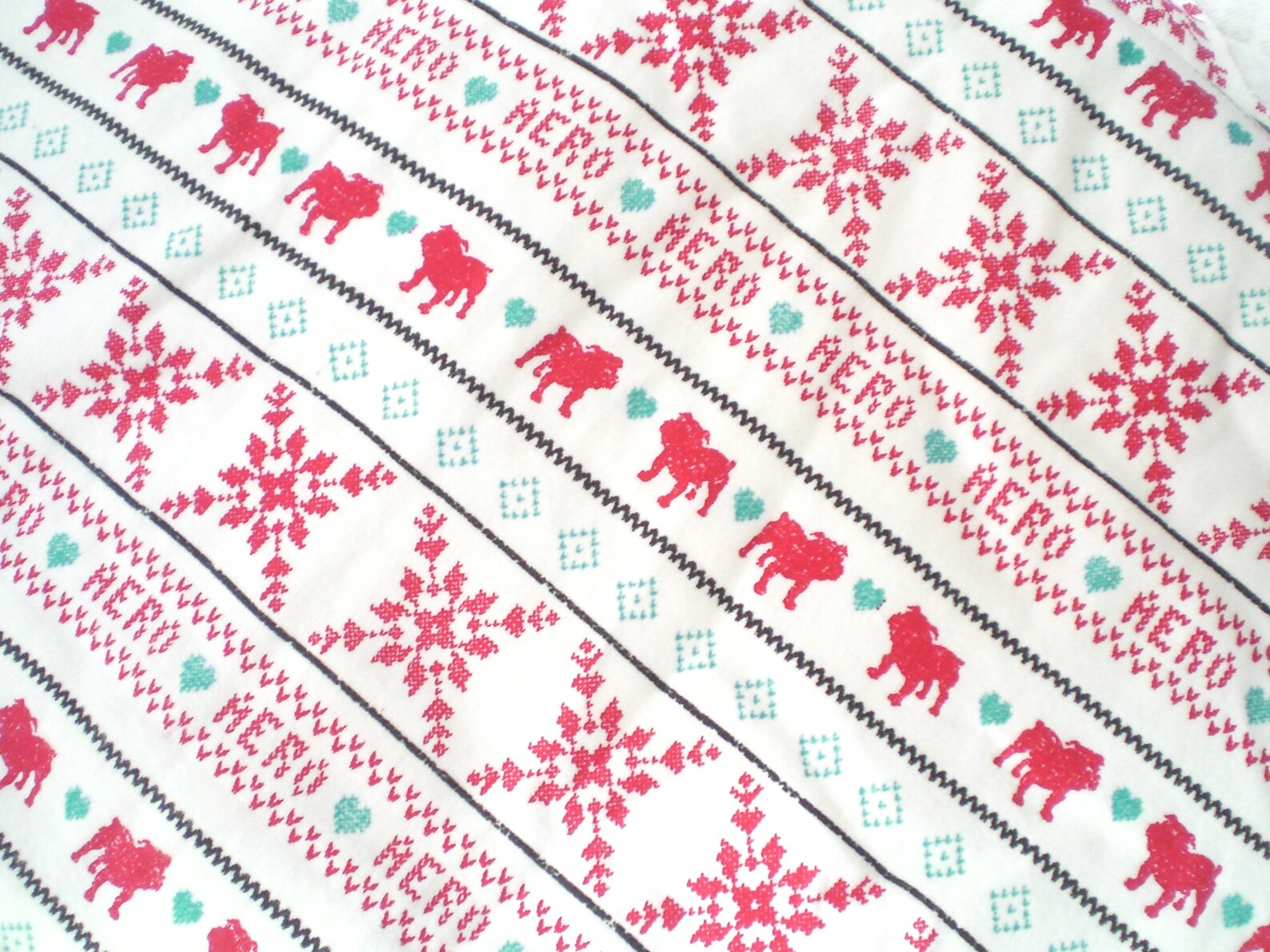 Brushed Cotton Fabric Winter Pajamas Fabric 1/2 Meter Etsy