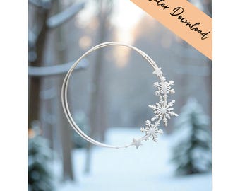 3D printing file STL + 3MF - Decoration - Wreaths - Door wreath - Window wreath