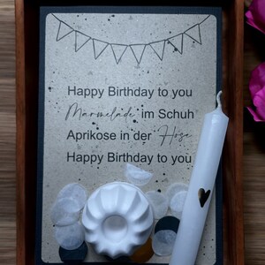 Geschenkkarte I Karte zum verschenken I Geburtstag TO GO I Geburtstag in der Tüte