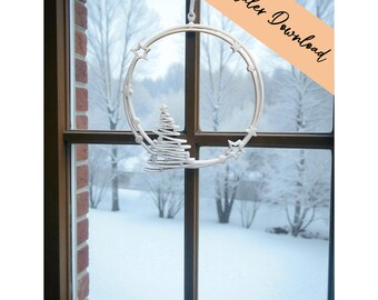 3D printing file STL + 3MF - Decoration - Wreaths - Door wreath - Window wreath