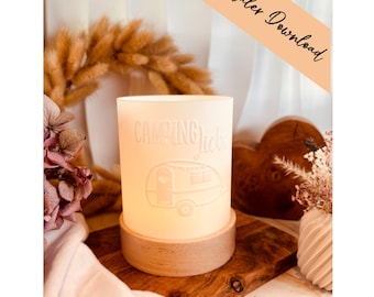 3D-printbestand - Lantaarn - Camping - Caravan nr. 2 - STL + 3MF - Decoratie