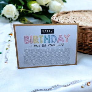 Geschenkkarte I Karte zum verschenken I Geburtstag TO GO I Geburtstag in der Tüte
