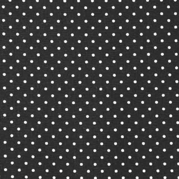 Baumwollstoff kleine Punkte Petite Dots, weiß schwarz