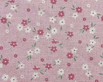 Decorative fabric flowers, wine red old pink