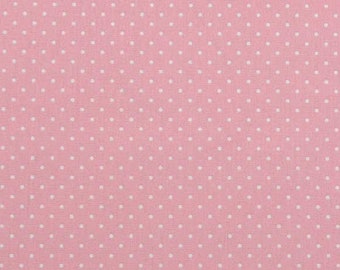 Baumwollstoff Petite Dots kleine Punkte, rosa