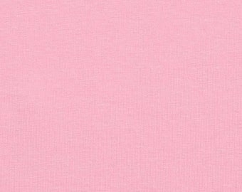 Jersey fabric uni, light pink