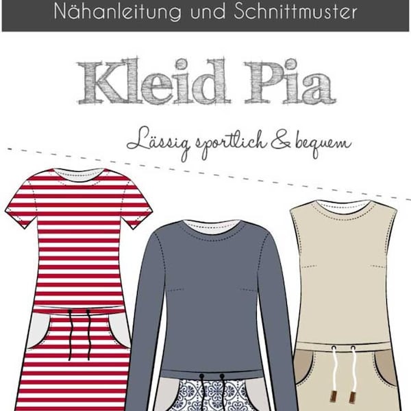 Schnittmuster Damen Kleid Pia Fadenkäfer