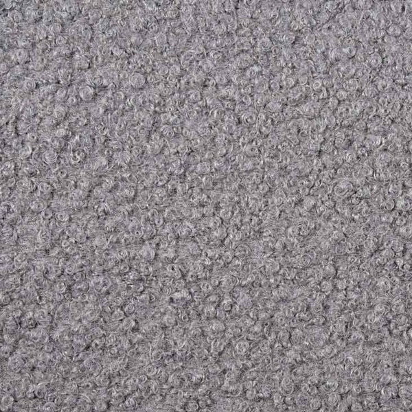 Boucle Stoff Schafslöckchen elastisch, grau taupe