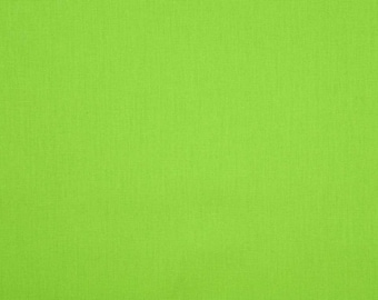 Plain cotton fabric, light green