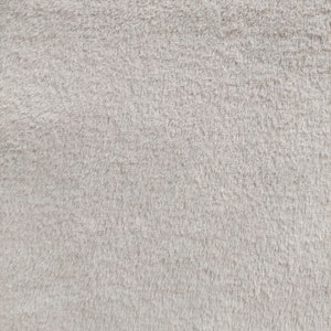 Fellimitat Plüsch flauschig weich, hellbeige