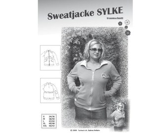 Sweatjacke Sylke Farbenmix Schnittmuster