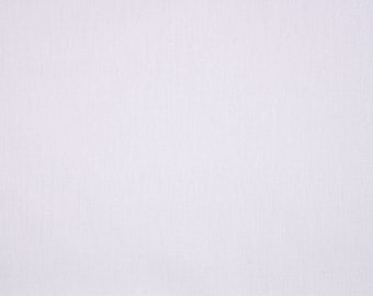 Cotton fabric plain, white