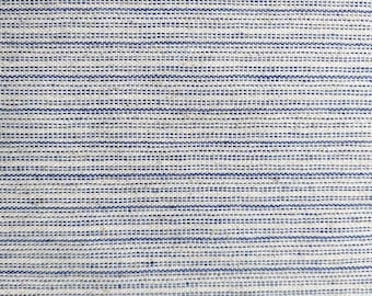 Dekostoff verschiedene Streifen, jeansblau natur