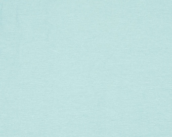 Jerseystoff uni, eisblau