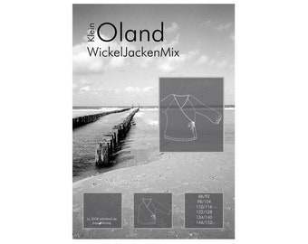 Farbenmix Wickeljacke KleinOland Schnittmuster