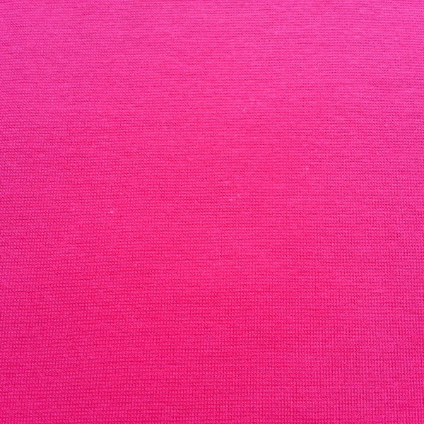 Bündchenstoff Meterware Glattstrick uni, pink