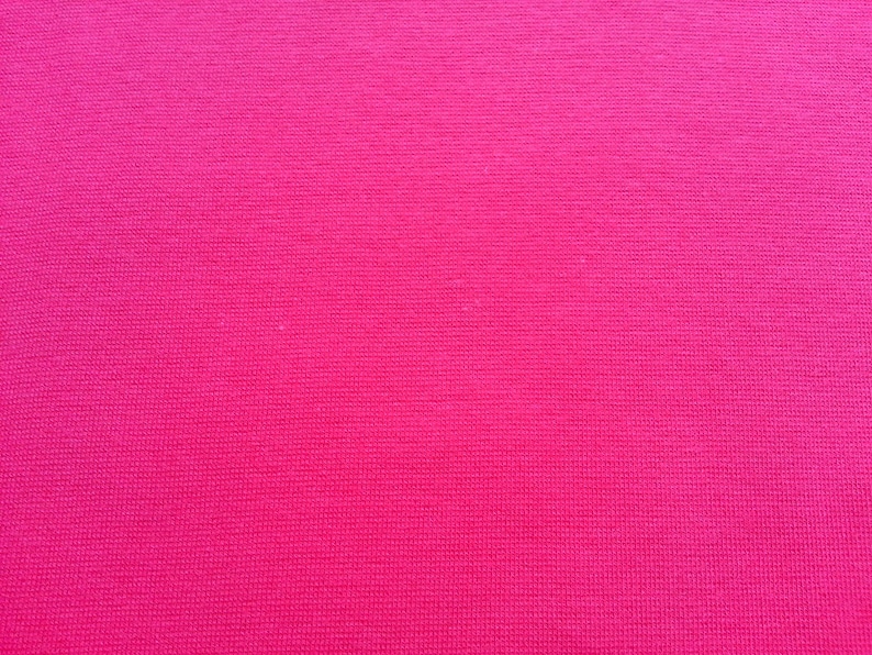 Bündchenstoff Meterware Glattstrick uni, pink Bild 1