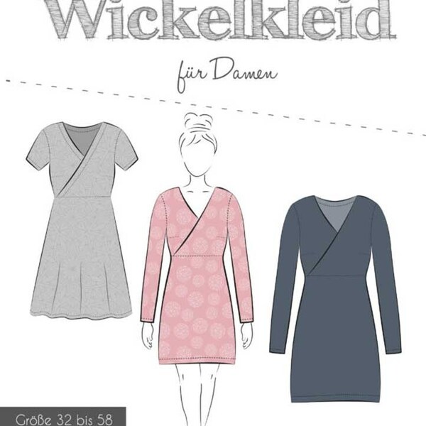 Schnittmuster Wickelkleid Damen Fadenkäfer